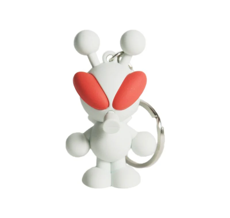 BUGSEX - "BUGC-002" White/Red Keychain