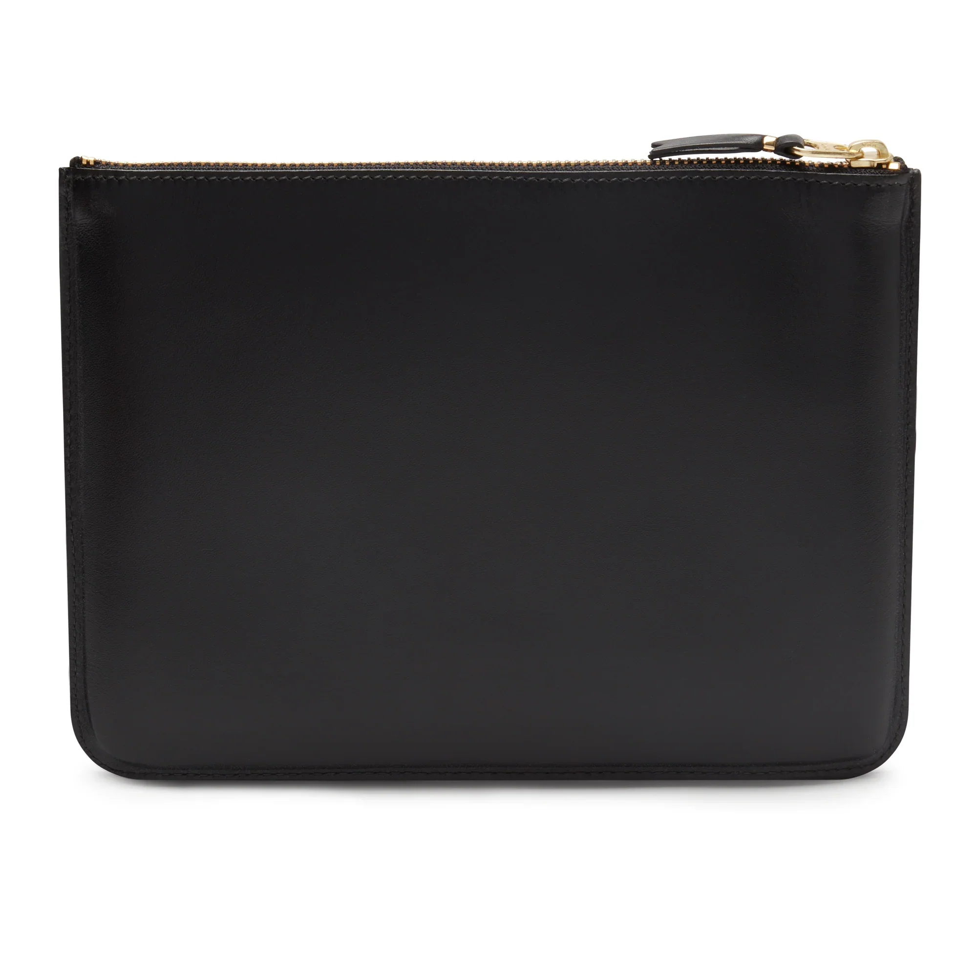 Comme des Garçons Wallets - "Outside Pocket Zip Pouch " Black Wallet - Image 3
