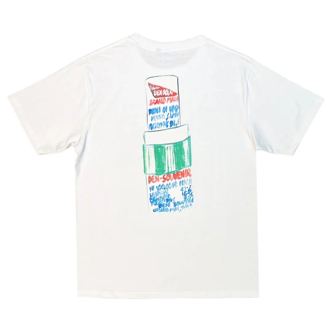 Den Souvenir - "YADOM" White S/S T-Shirt - Image 2