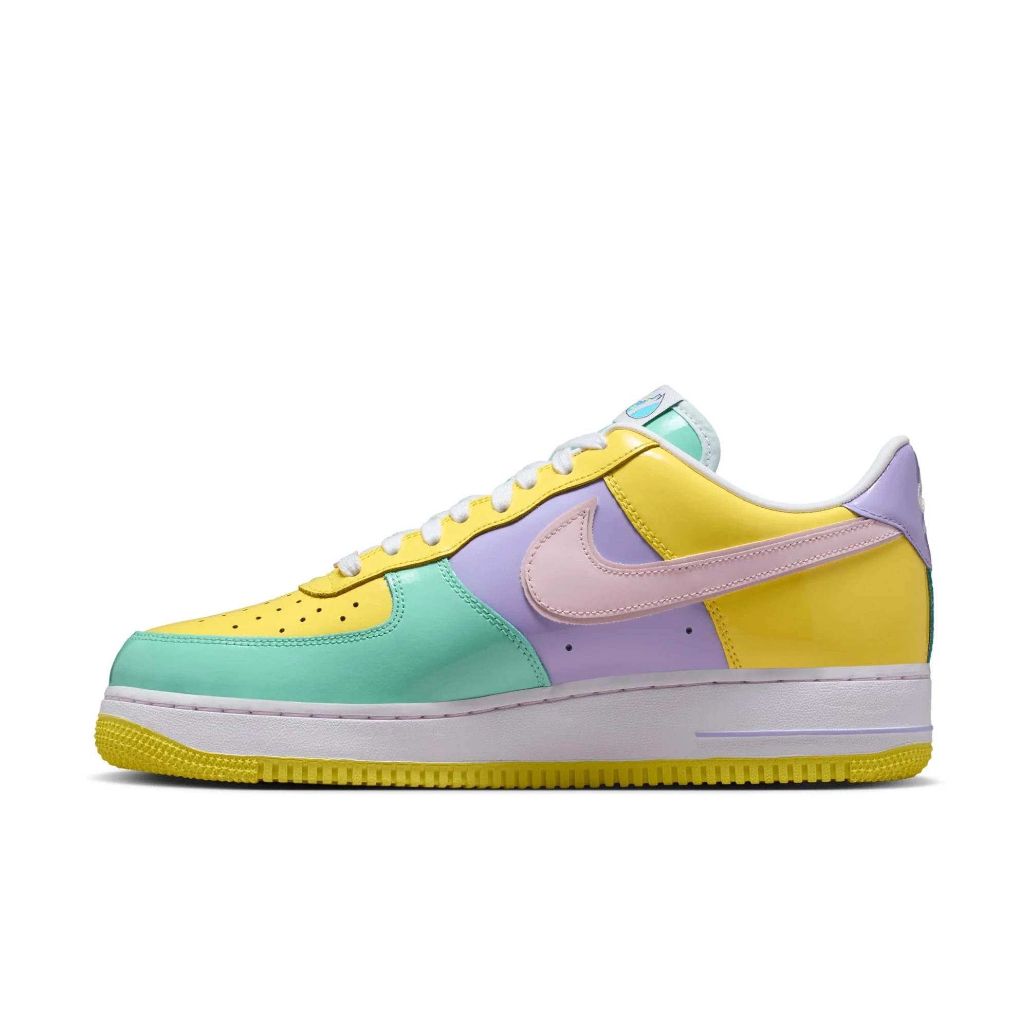 Nike - Air Force 1 '07 Yellow Pulse/Pink Foam-Hydrangeas - Image 3