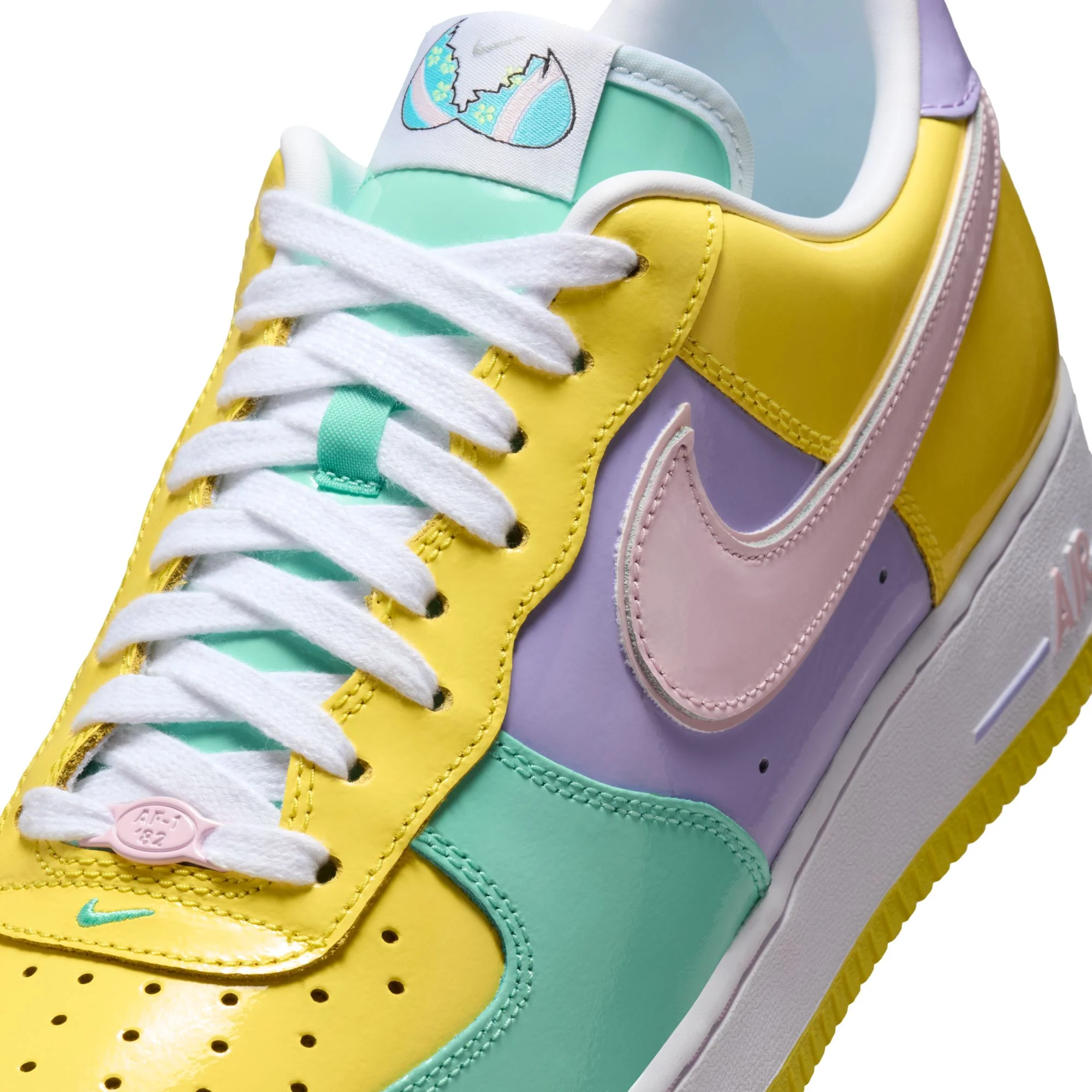 Nike - Air Force 1 '07 Yellow Pulse/Pink Foam-Hydrangeas - Image 4