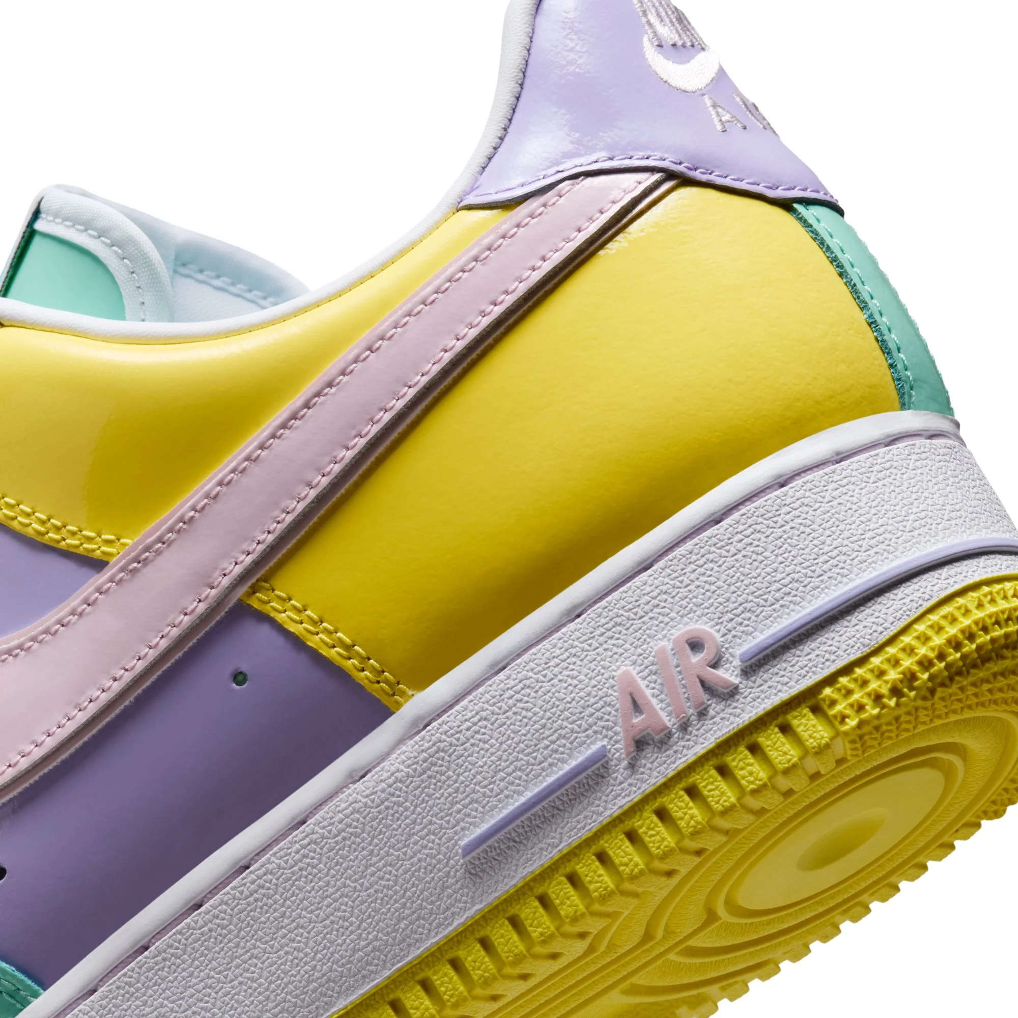 Nike - Air Force 1 '07 Yellow Pulse/Pink Foam-Hydrangeas - Image 5